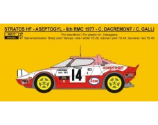 Decal - Lancia Stratos HF "Aseptogyl" Rally Monte Carlo 1977
